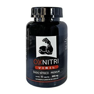 OXNITRI VIRIL - ÓXIDO NÍTRICO PREMIUM 500MG 60 CÁPSULAS