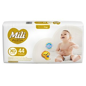 Fralda Mili Love&Care Premium Mega Xg - 44 Unidades