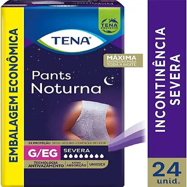 Roupa Ntima Tena Pants Noturna G Eg Unidades Ultrafarma