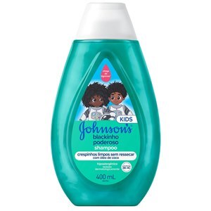 Shampoo Johnson´S Kids Cabelos Crespos Blackinho Poderoso 400Ml
