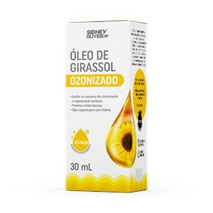 Óleo de Girassol Ozonizado 30ml Sidney Oliveira