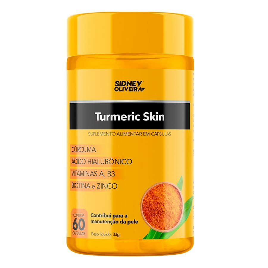 COLÁGENO TIPO II + CURCUMA + ÁCIDO HIALURÔNICO + VITAMINA D3 + MSM  CONDRICART CÚRCUMA 60 CÁPSULAS SIDNEY OLIVEIRA - Ultrafarma