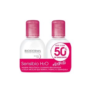 SENSIBIO H2O DEMAQUILANTE 100ML + SENSIBIO H2O DEMAQUILANTE 100ML COM 50% DE DESCONTO