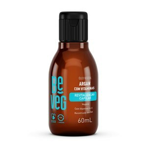 ÓLEO ARGAN COM VITAMINA A E BEVEG CAPILAR FARMAX 60ML 