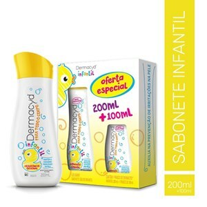 SABONETE LÍQUIDO ÍNTIMO KIT DERMACYD INFANTIL 200ML+ INFANTIL 100ML - 300ML