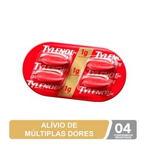 TYLENOL DC MÚLTIPLAS DORES 4 COMPRIMIDOS