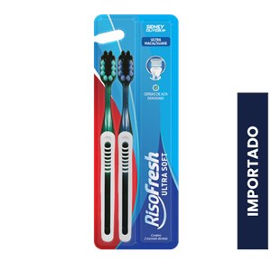 Escova De Dente Risofresh Ultra Soft Sidney Oliveira Cores Sortidas - 2 Unidades