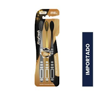 Escova Dental Risofresh Protect Gold 3 Unidades Sidney Oliveira