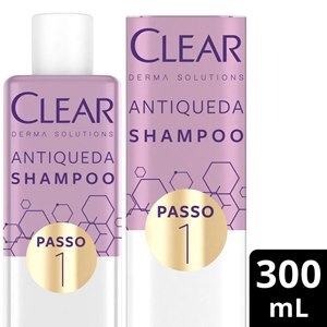 Shampoo Clear Women Derma Solution Antiqueda Com 300ml