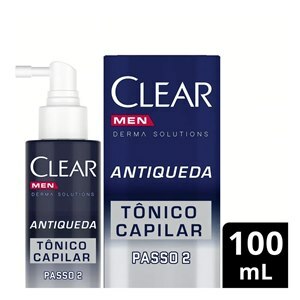 TÔNICO CAPILAR CLEAR MEN ANTIQUEDA DERMA SOLUTIONS 100ML