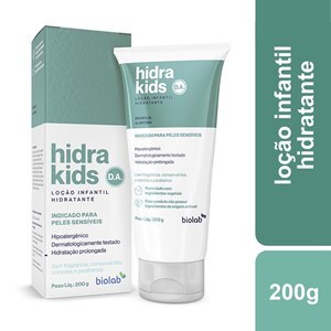 LOÇÃO HIDRATANTE INFANTIL HIDRA KIDS D.A. PELE SENSÍVEL 200G