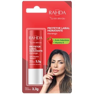 Protetor Labial Hidratante By Clara Brasil Sabor Morango 3,3G Rahda  