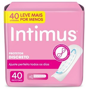 Protetor Diário Intimus Discreto Sem Abas - 40 Unidades