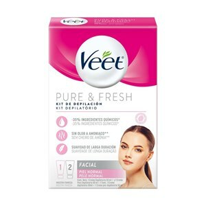 KIT DEPILATÓRIO FACIAL VEET PURE & FRESH CREME 50ML + CREME PÓS 50ML