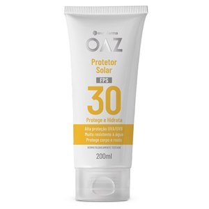 PROTETOR SOLAR CORPO E ROSTO FPS30 CREME OAZ 200ML