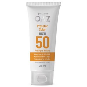 PROTETOR SOLAR CORPO E ROSTO FPS50 CREME OAZ 200ML