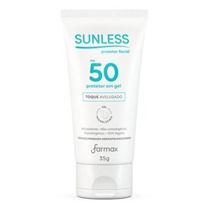 Protetor Solar Sunless Facial Fps50 Gel Translúcido 35G