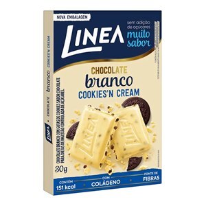 CHOCOLATE BRANCO COOKIES CREAM LINEA 30G
