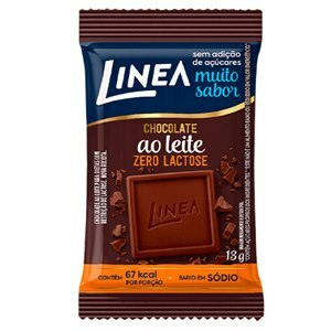 Chocolate Ao Leite Linea Zero Lactose 13g