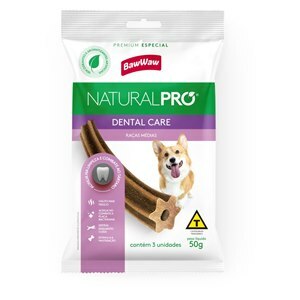 ALIMENTO DENTAL CARE RAÇAS MÉDIAS NATURAL PRO 3 UNIDADES 50G