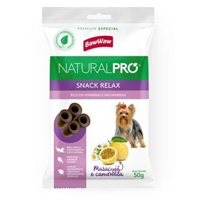 SNACK PARA CÃES NATURAL PRO RELAX 50G - VALIDADE DEZEMBRO/2024