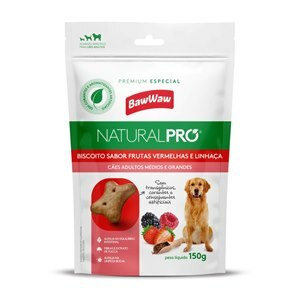 BISCOITO CÃES RAÇAS GRANDES FRUTAS VERMELHAS 150G