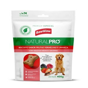 BISCOITO PARA CÃES RAÇAS MÉDIOS E GRANDES FRUTAS VERMELHAS 400G