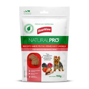 BISCOITO CÃES RAÇAS PEQUENAS E MINI FRUTAS VERMELHAS 150G