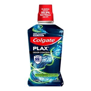 ENXAGUATÓRIO BUCAL COLGATE PLAX ODOR CONTROL ZERO ÁLCOOL 500ML