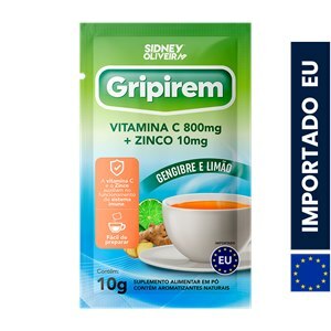 Gripirem - Vitamina C 800Mg + Zinco 10Mg Sachê 10G União Europeia Sidney Oliveira 