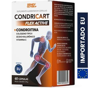 Condricart Flex Active 60 Cápsulas União Europeia Sidney Oliveira