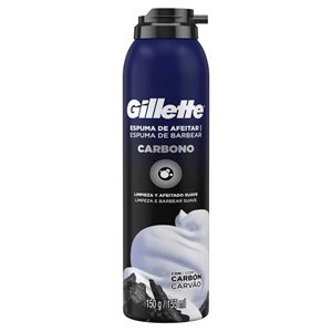 ESPUMA DE BARBEAR GILLETTE MACH3 CARBONO 150G 