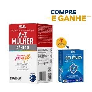 A-Z Mulher Sênior Mulheres Ativas 60 Cápsulas União Europeia Sidney Oliveira