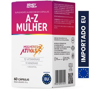 A-Z Mulher Mulheres Ativas 60 Cápsulas União Europeia Sidney Oliveira