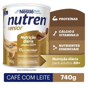 Nutren Senior 50+ Sabor Café Com Leite 740G
