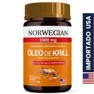Óleo De Krill 1000Mg Made In Usa 60 Cápsulas Sidney Oliveira