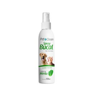 SPRAY BUCAL MENTA PARA CÃES E GATOS 120ML