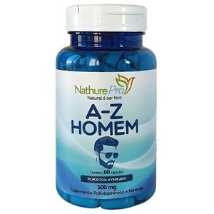 Az Homem Complexo Vitamínico E Minerais 60 Cápsulas