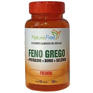 POTÁSSIO + BORO + SELÊNIO - FENO GREGO PREMIUM NATUREFREE 60 CÁPSULAS