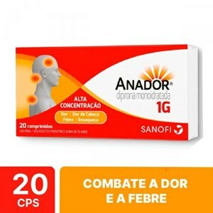 DIPIRONA - ANADOR 1G 20 COMPRIMIDOS