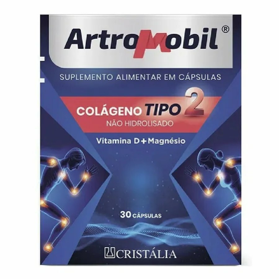 Colágeno Tipo II + Magnésio + Vitamina D 30 Cápsulas