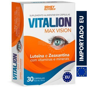 Vitalion Max Vision 30 Cápsulas União Europeia Sidney Oliveira 