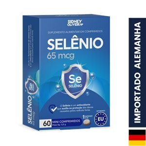 Selênio 65Mcg 60 Mini Comprimidos União Europeia Sidney Oliveira