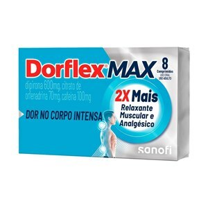 ANALGÉSICO - DORFLEX MAX 8 COMPRIMIDOS