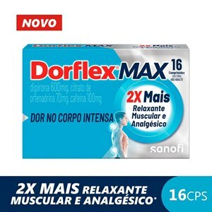 ANALGÉSICO - DORFLEX MAX 16 COMPRIMIDOS