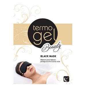 MÁSCARA PARA DORMIR TERMOGEL BLACK MASK PRETA 