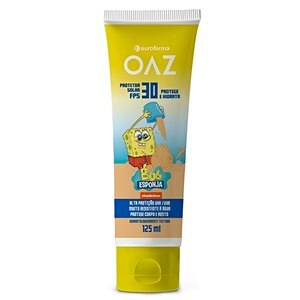 PROTETOR SOLAR CORPO E ROSTO BOB ESPONJA FPS30 OAZ 125ML 