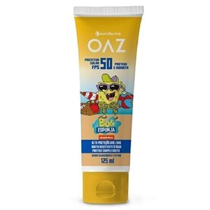 PROTETOR SOLAR CORPO E ROSTO BOB ESPONJA FPS50 OAZ 125ML 