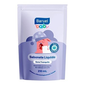 SABONETE LÍQUIDO SONO TRANQUILO REFIL BARUEL BABY 210ML