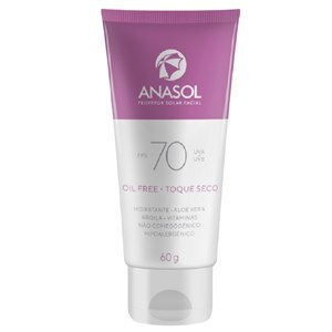 PROTETOR SOLAR ANASOL FACIAL CLAREADOR FPS70 60G